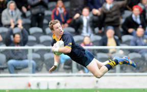 Brad Weber scores for Dunedin RFC 2012.
