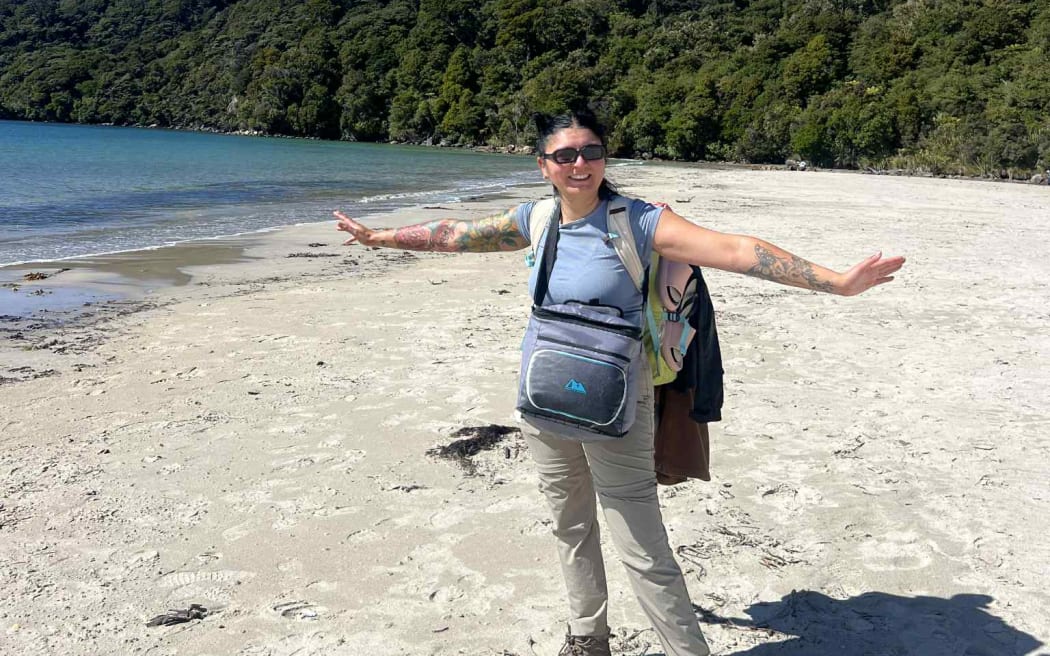 Nataly Vitreras pictured before she became unwell.