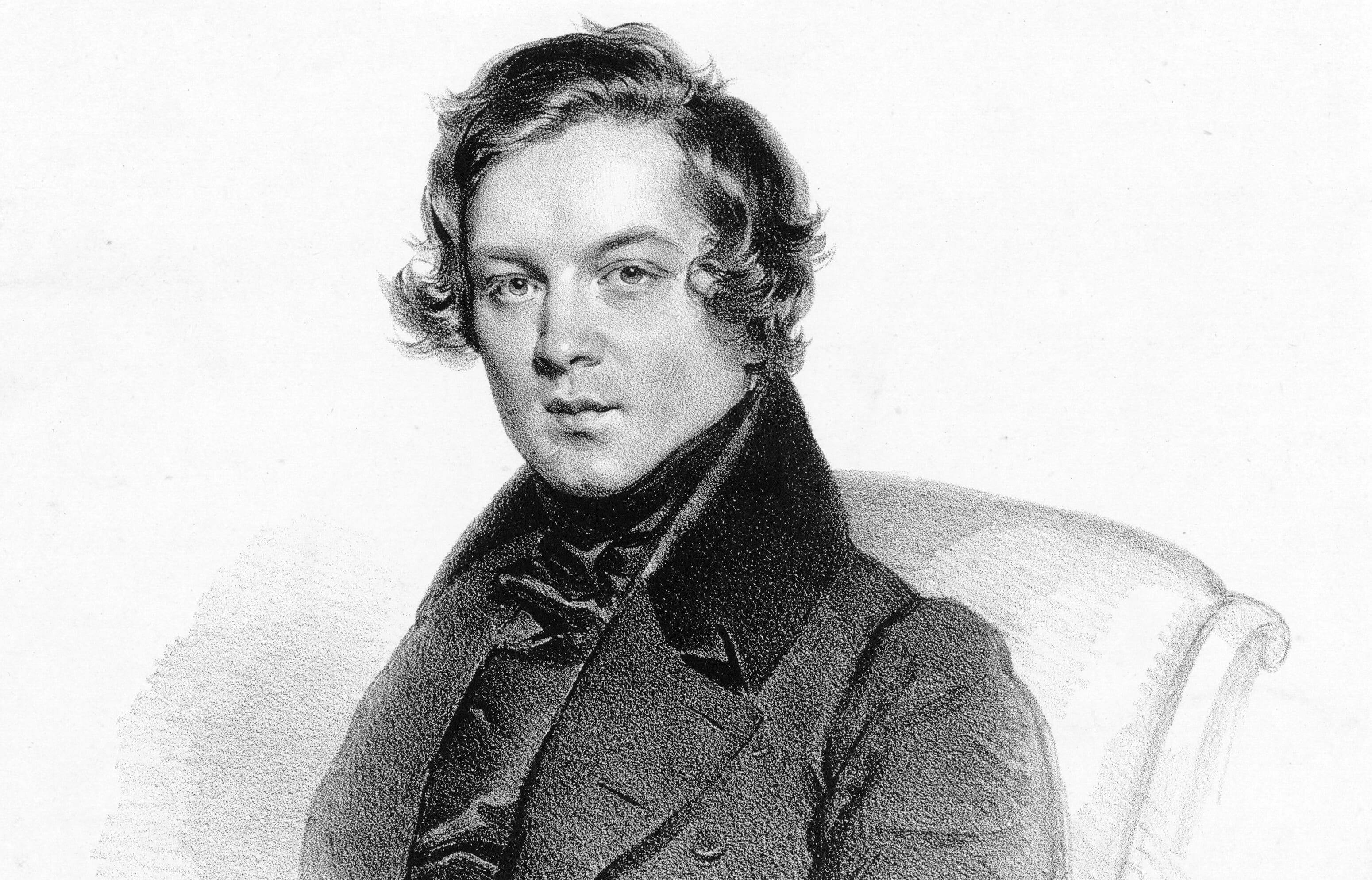 Robert Schumann, 1839 lithograph