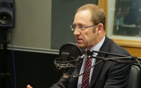 Andrew Little in the RNZ Auckland studio