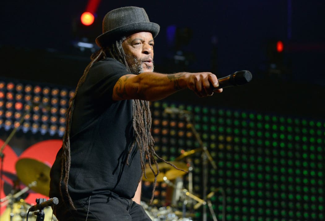 Musician Astro of UB40 performs on stage during the iHeart80s Party 2017 at SAP Center on January 28, 2017 in San Jose, California.