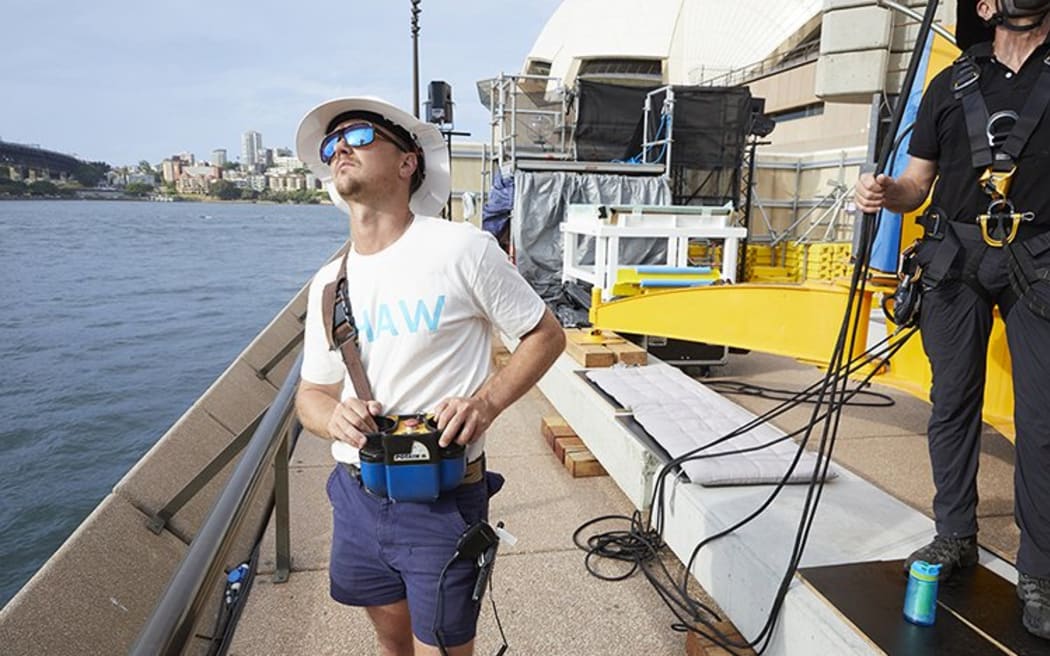 THAW, part art installation, part activism, is performed by three different characters over eight hours over Port Nelson during the 2022 Nelson Arts Festival.