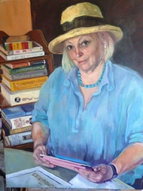 Portrait of Caroline Dawnay by Sarah Richardson