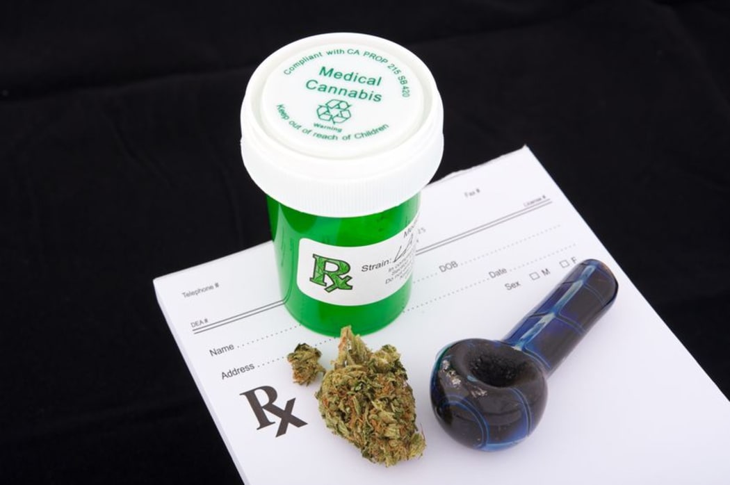A medical marijuana prescription.