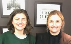 Green MP Chlöe Swarbrick with Music 101 host Charlotte Ryan
