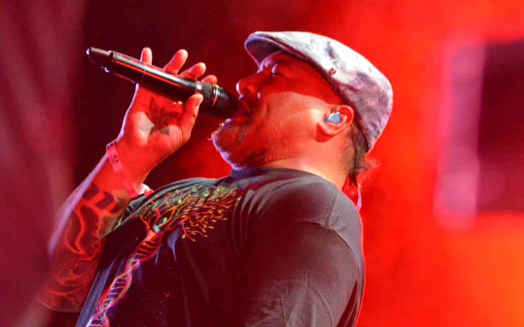 P Digsss of Shapeshifter performing at WOMAD 2020