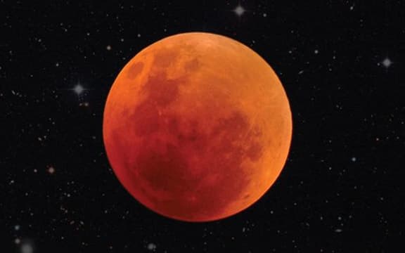 A blood moon