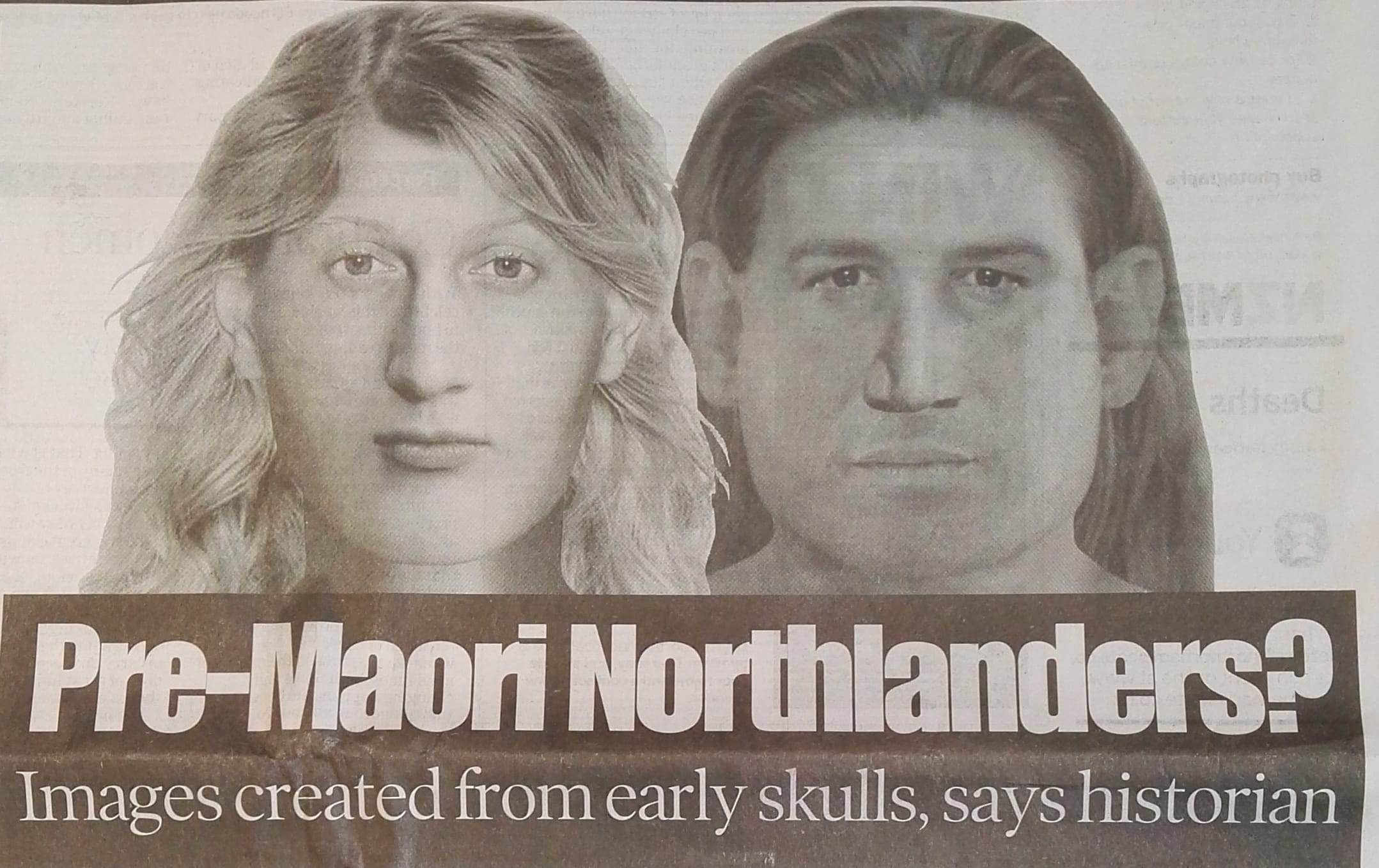 The front-page story in the Northern Advocate which later vanished from the publisher's news websites.