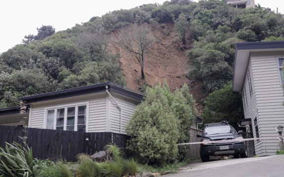 Wild weather on Wellington's south coast on 21 July 2022.