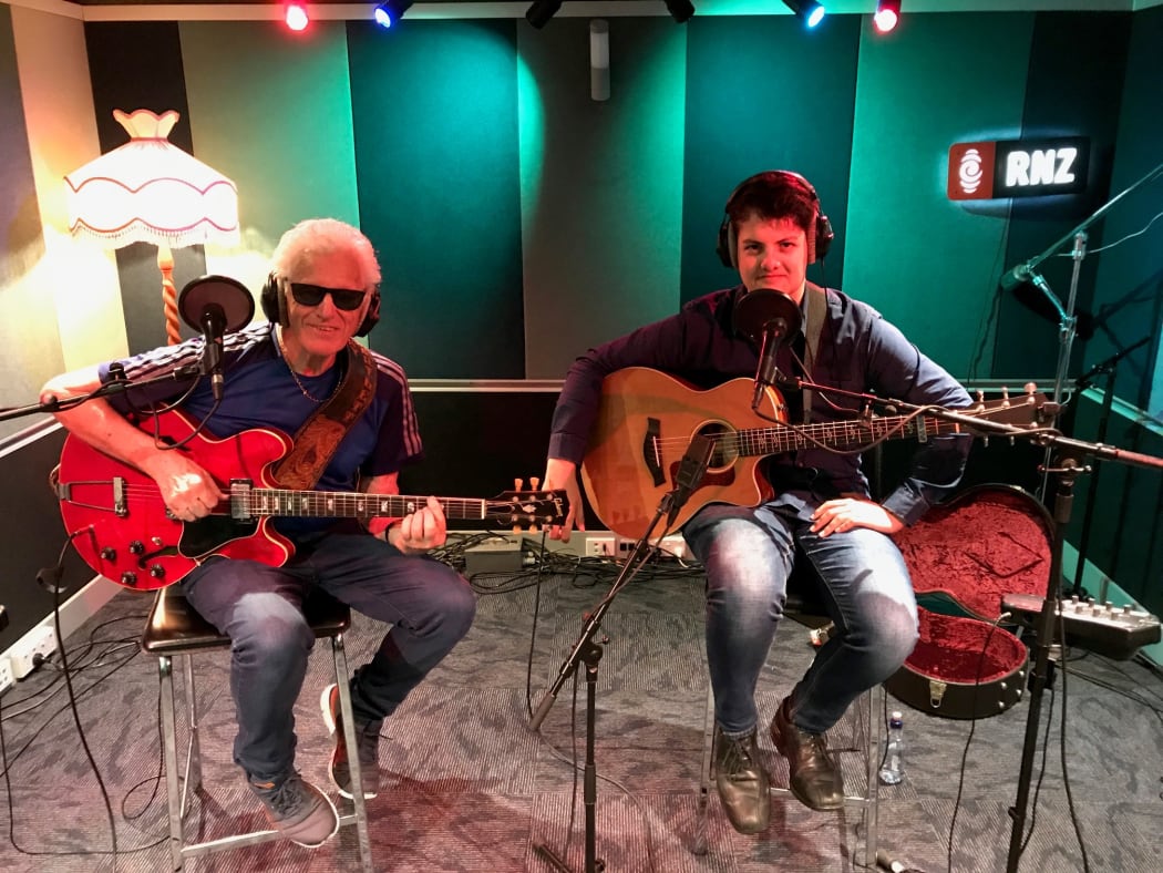 Gray Bartlett and Carson Taare at RNZ Auckland