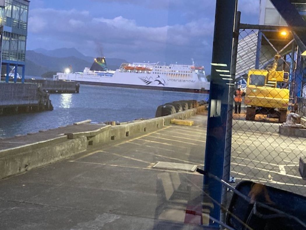 Interislander ferry in Picton.