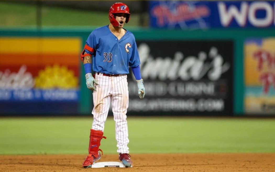 Nikau undergoes extensive training 6 days a week with the Clearwater Threshers in Florida.