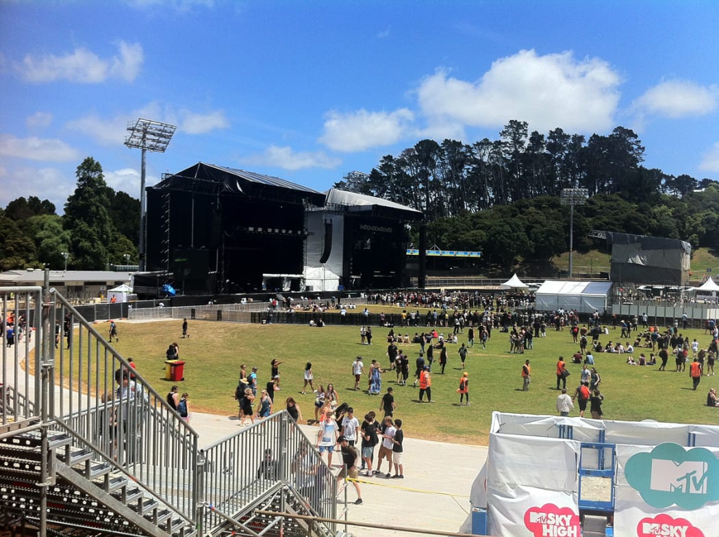 Punters head for the stages as Big Day Out 2014 begins.