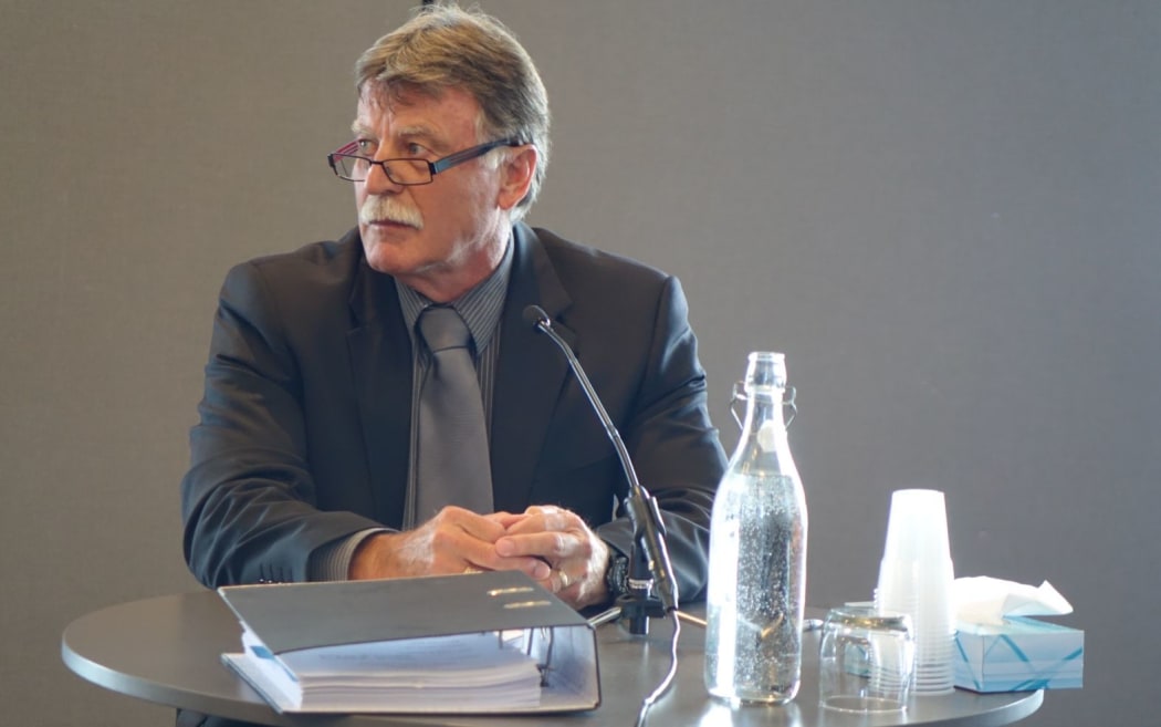 David Morrison gives evidence at the Jai Davis inquest.