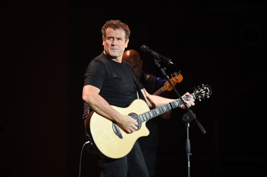 South African singer Johnny Clegg performs during the 20th edition of the World Sacred Music Festival in Fez, Morocco.