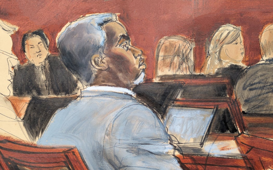 Sean 'Diddy' Combs listens during opening statements on the first day of trial in Manhattan federal court on 12 May, 2025, in New York.