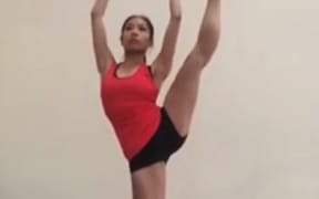Today it's my #takeovertuesday and the first official day of the #donQballet tour!! We fly to Christchurch today, but before that we have class and rehersals... I like to warm up for class with some balance work.