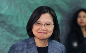 Tsai Ing-wen, current president of the Republic of China, attends a press conference after being shoo-in for the Taiwanese Presidential Election in Taipei City, Taiwan on January 11, 2020. Taiwan Democratic Party Tsai Ing wen got re-elected for another term in power.   ( The Yomiuri Shimbun )