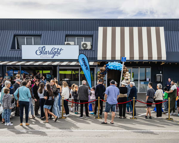 The opening of the new location of the Starlight Cinema.