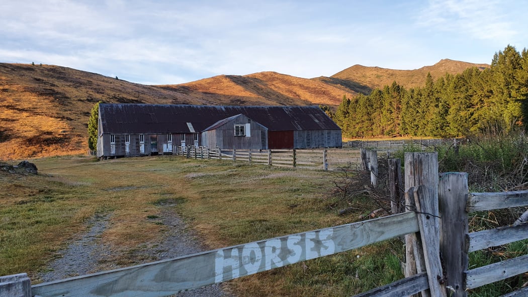 The old woolshed at St James Conservation Area