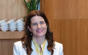 Nicola Willis at the NZ Capital Market Summit in Auckland