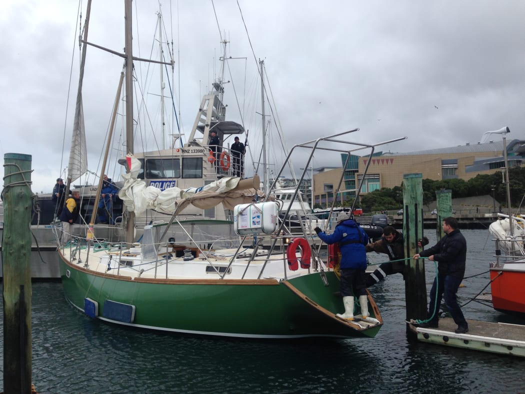 The Salena docking at Chaffers marina.