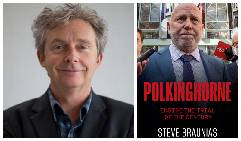 Steve Braunias, author of Polkinghorne: Inside the Trial of the Century.
