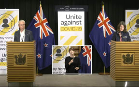 All of Government Controller John Ombler and Director of Civil Defence Emergency Management Sarah Stuart-Black