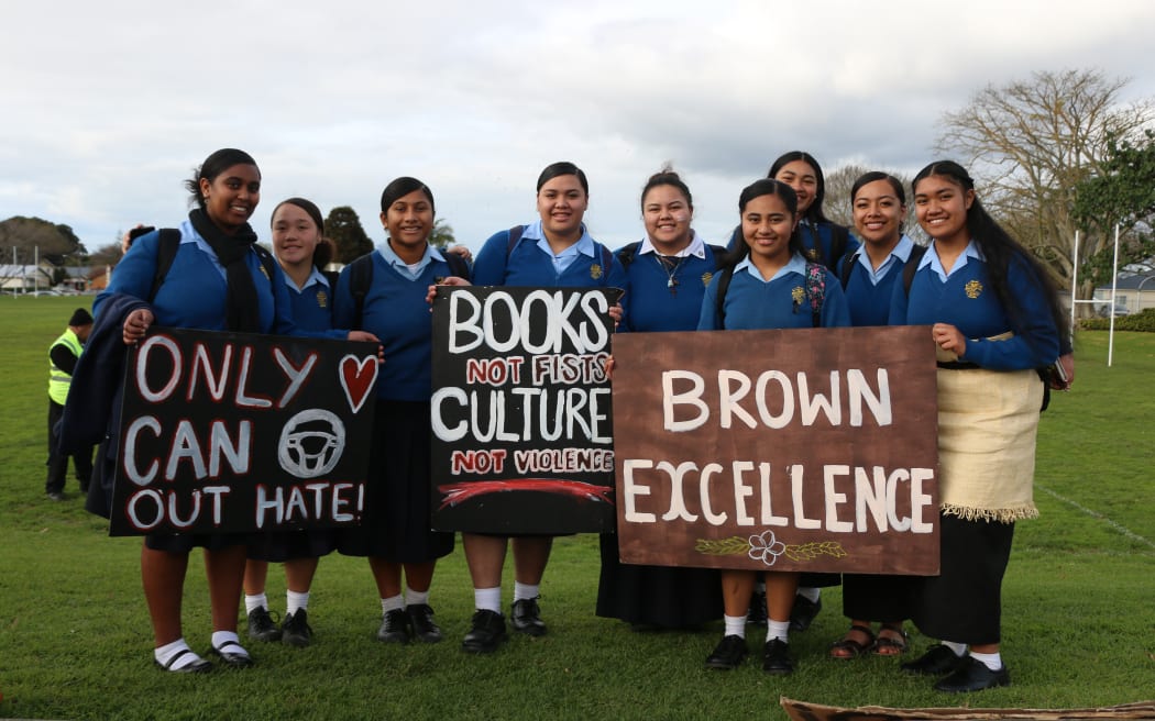 Students from Marcellin College.