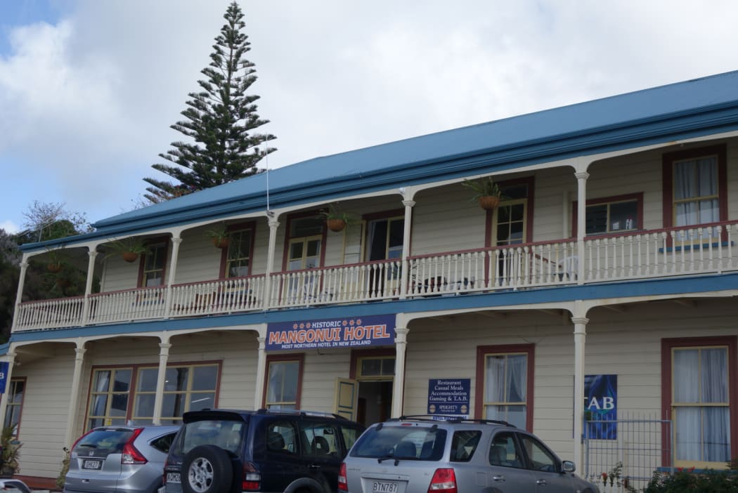 Mangonui hotel is opposite the boardwalk.