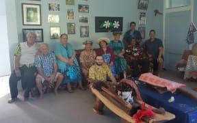 House of Ariki Paramount Chiefs with Liam Kokaua in front