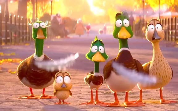 Still from the 2023 animated movie Migration.