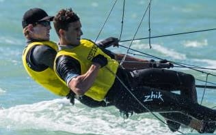 Sailors Blair Tuke, Peter Burling