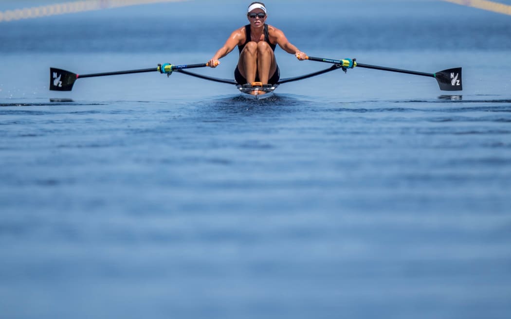 New Zealand rower Hannah Osborne.
