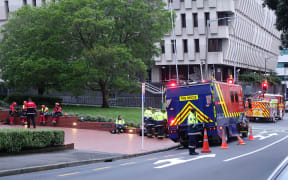 Fire and police officers were expected to be working through the night.