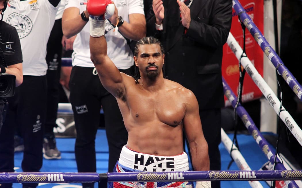 Former world heavyweight boxing champion David Haye