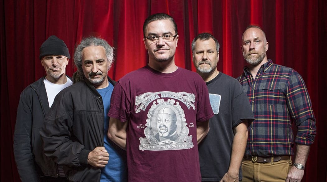 Faith No More (Billy Gould 2nd from right)