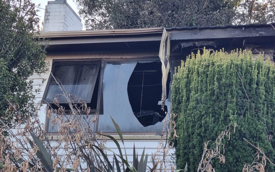 Fatal fire on Oranga St in New Plymouth.