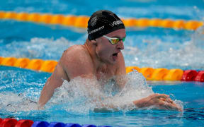 Lewis Clareburt, Men's 400m Individual Medley heat, Tokyo Aquatics Centre. Tokyo 2020 Olympic Games. Saturday 24th July 2021. Mandatory credit: Â© John Cowpland / www.photosport.nz