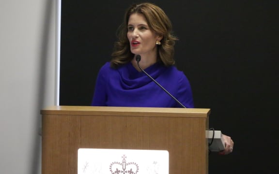 Finance Minister Nicola Willis speaking at the Half Year Economic and Fiscal Update.