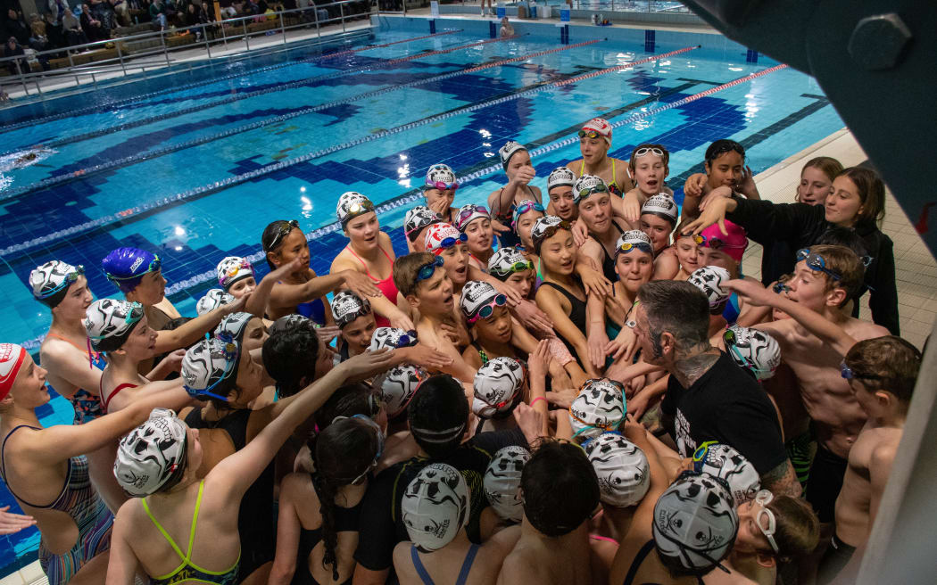 Swimmers of Pirates Swim Team.
