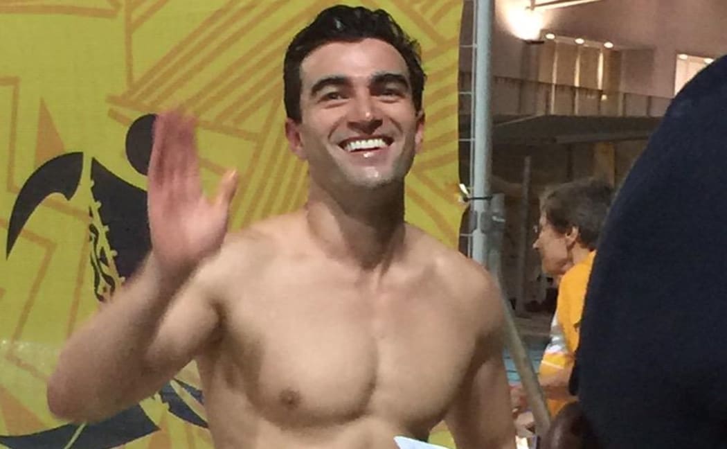 Tonga swimmer Amini Fonua claims swimming gold at the Pacific Games.