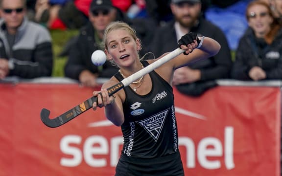 Black Sticks  Katie Doar. Black Sticks Women’s v Australia Hockeyroos, Massey University Hockey Turf, Palmerston North, New Zealand, Sunday 30 May 2021. Copyright photo: John Cowpland / www.photosport.nz