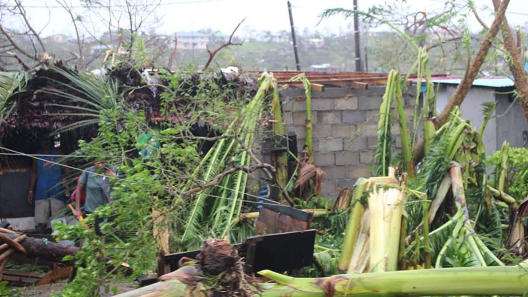 Homes destroyed in Vanuatu