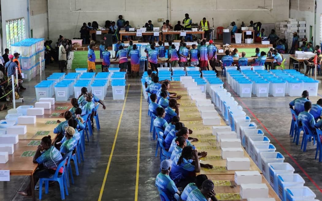 Ballot counting for the 2025 Bougainville general election started on 12 September