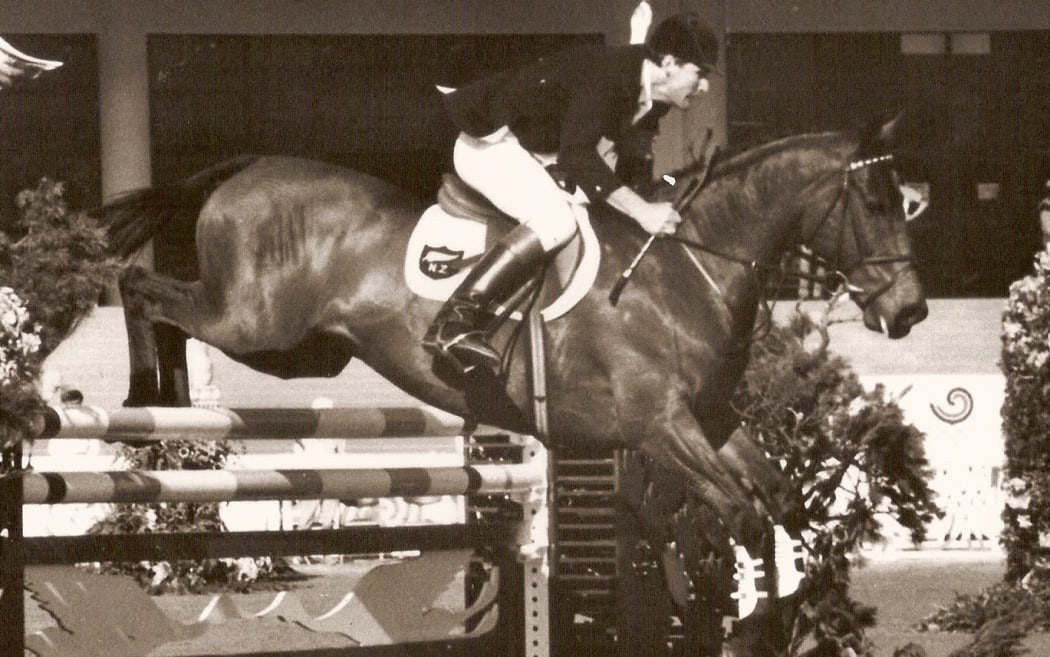 Maurice Beatson and Jefferson Junior at the Seoul Olympics in 1988