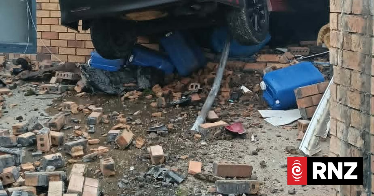 Person injured after car crashes into Palmerston North house