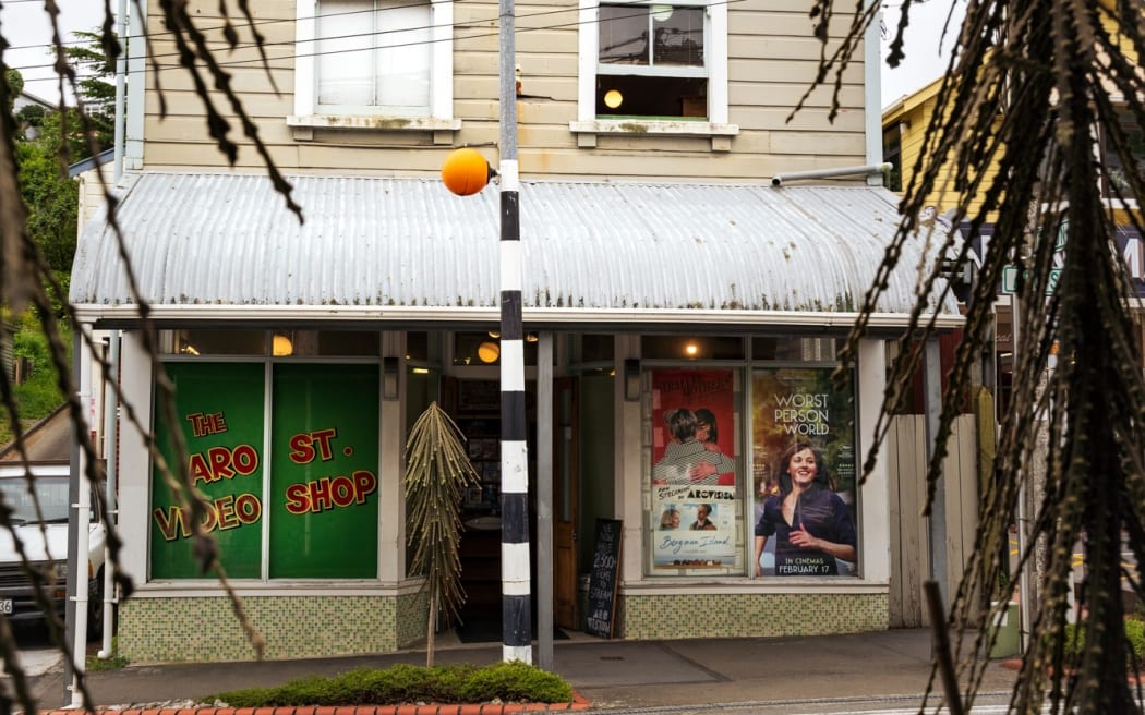 Aro Video Store in the Aro Valley, Poneke