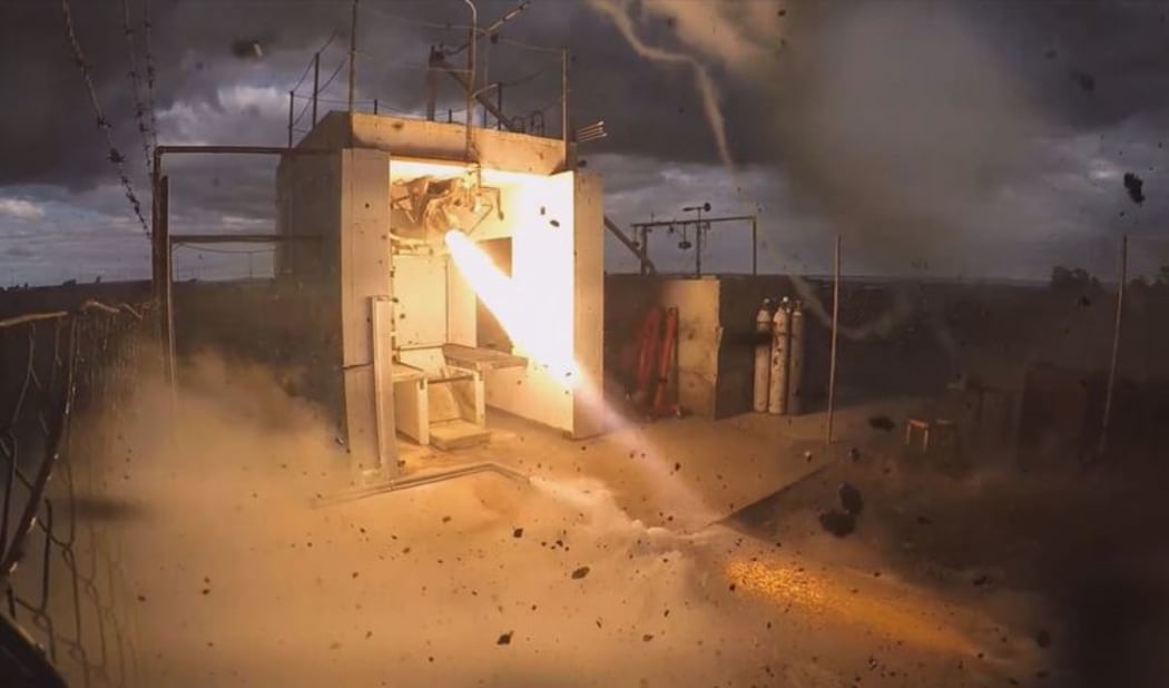 Rocket Lab test. Photo from Rocket Lab website