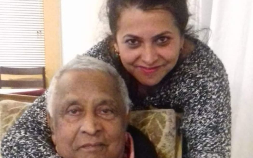 Helen Nalina Reddy and her Father, Jai Ram Reddy